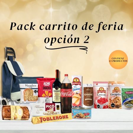 Canasta Navideña CARRITO DE FERIA 2 - Casa Simon